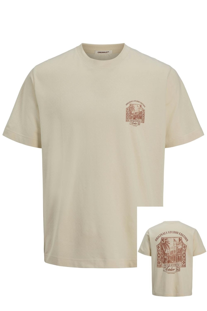 JORHYDRA BACK TEE SS CREW NECK SE25 12277569 ANTIQUE WHITE